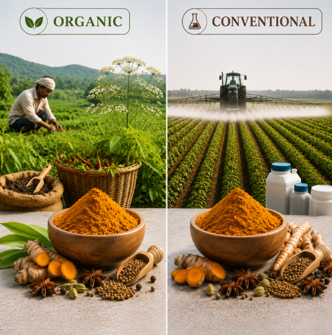 Organic spice manufacturer India